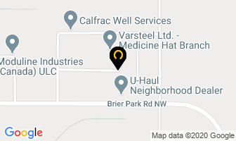 Abstract Gasfield Solutions Ltd in Medicine Hat map