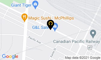 Abt Products Inc in Winnipeg map