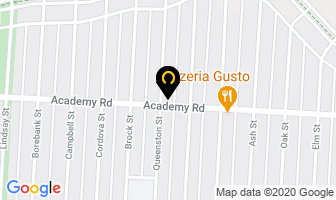 Academy Dental Group in Winnipeg map