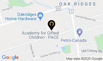 Academy For Gifted Children-P A C E in Sydney map