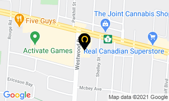 Academy Lanes West in Winnipeg map