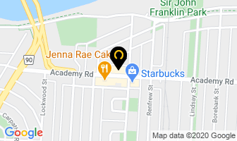 Academy Massage Therapy in Winnipeg map