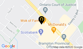 Academy Of Martial Arts in Brampton map