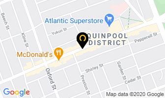 Acadia & Quigley's Decorating Centre in Halifax map