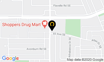 Acadia Dental Dr Robert H Hawkins in Calgary map