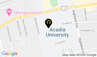 Acadia University-Alumni Affairs in Wolfville map