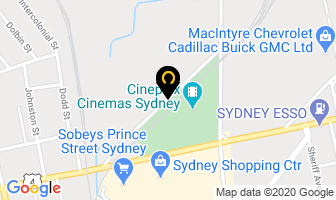 Acadian Local Agents For Parcel Express in Sydney map
