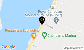 Acadian Motel in Chéticamp map