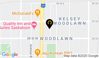 Accent Drywall Ltd in Saskatoon map
