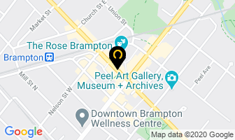 Acces in Brampton map