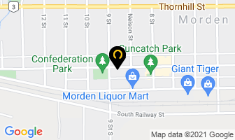 Access Credit Union in Morden map