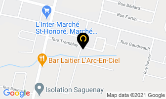 Accomodation St-Marc in Saint-honoré map