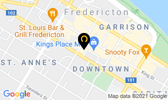 Accreon in Fredericton map