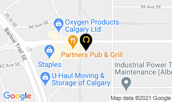 Accu Fab Machine Works Ltd in Calgary map