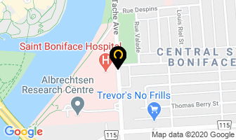 Accucare Canada Compression Therapy Support Clinic in Winnipeg map