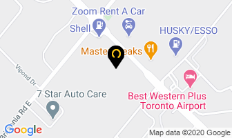 Accurate Auto Repair in Mississauga map