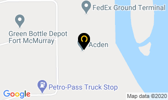 Acden Environment in Fort McMurray map