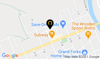 Ace Gutters Inc in Grand Forks map