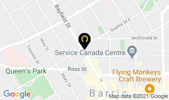 Acf Legal Services in Barrie map