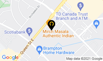 Achēv in Brampton map