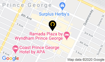 Achillion Greek Cuisine in Prince George map