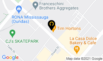 Ackland Appraisals in Mississauga map