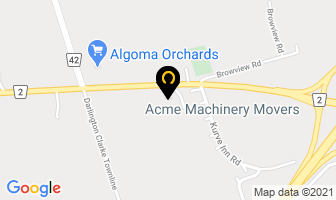 Acme Machinery Movers Inc in Selkirk map