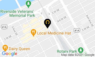 Acro Property Management in Medicine Hat map