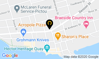 Acropole Pizza in Pictou map