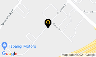 Action Auto Glass in Mississauga map