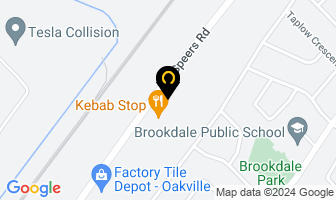 Action Collision Service in Oakville map