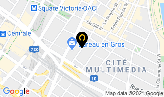 Action D&eacute;mocratique Du Qu&eacute;bec in Montreal map