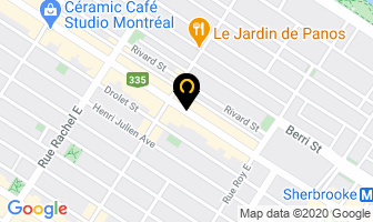 Actionwear Ksl Inc in Montreal map