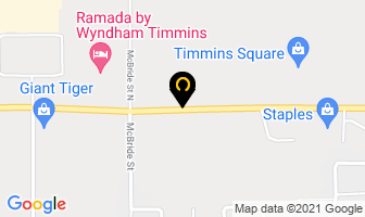 Activation Laboratories Limited in Timmins map