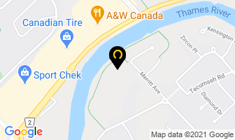 Active Lifestyle Centre in Chatham-Kent map
