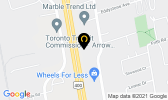 Active Stainless Steel Frabric in Orillia map