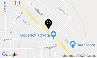 Activears Hearing Centres in Goderich map