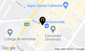 Acupuncture Unlimited in Montreal map