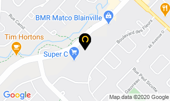 Acura Plus in Blainville map