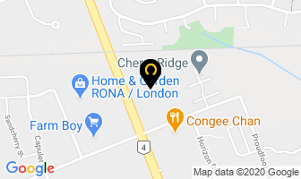 Acura West in London map