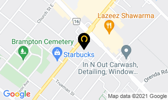 Ad Drafting in Brampton map