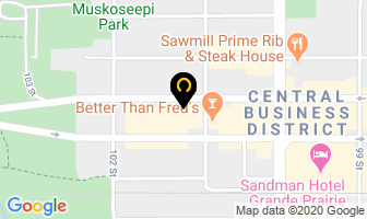 Ad Embroidery in Grande Prairie map
