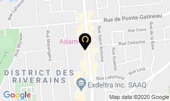 Adam Motel in Gatineau map