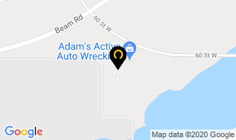 Adam's Active Auto Wrecking in Saskatoon map
