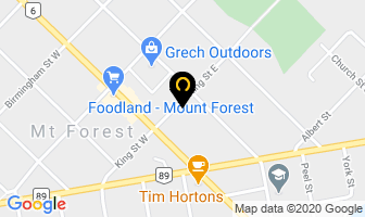 Adells Beauty Salon in Mount Forest map
