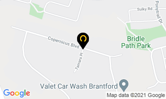 Adgewood Designs Ltd in Brantford map