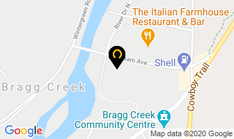 Admaki in Bragg Creek map