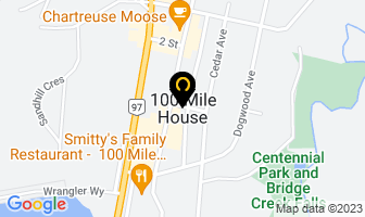 Admire Theme in 100 Mile House map