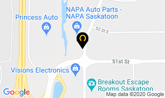 Adrenaline Unlimited in Saskatoon map