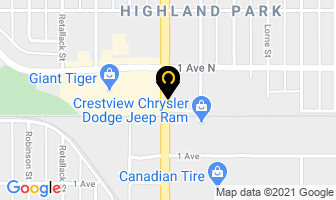 Advance Glass & Mirror Ltd in Regina map